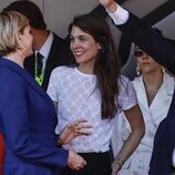 Charlene de Mónaco y Carlota Casiraghi, muy cómplices en el Gran Premio de Mónaco de F1 2024