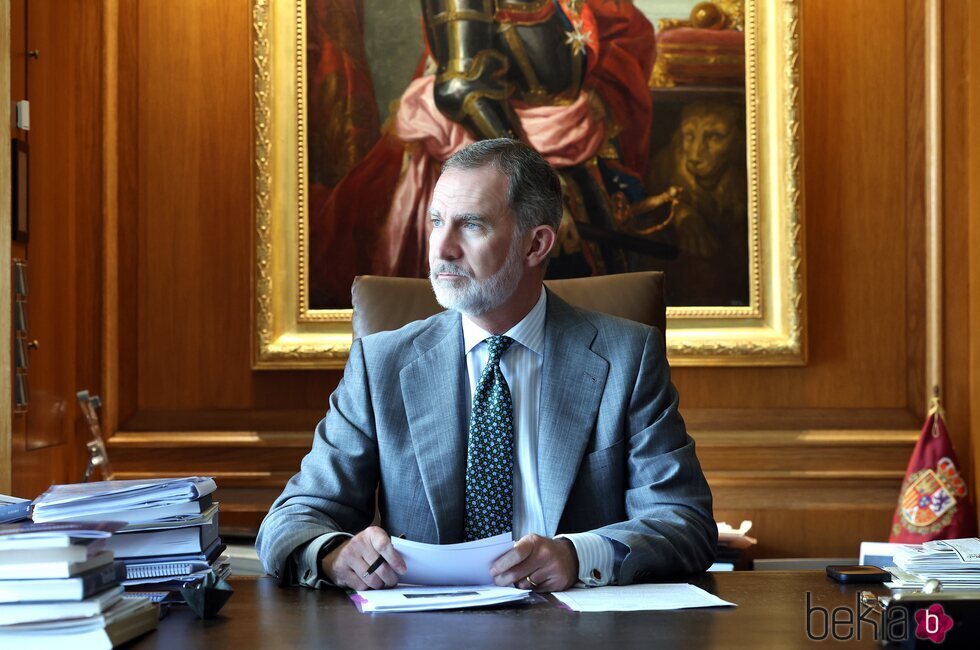 Retrato del Rey Felipe VI en Zarzuela por el 10 aniversario de su reinado