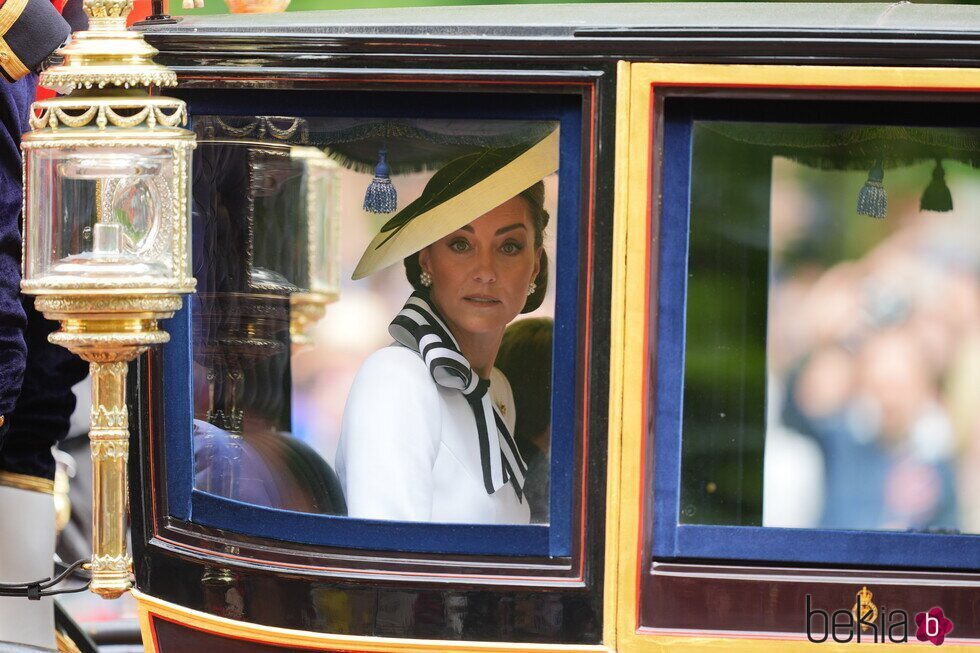 Kate Middleton durante el desfile del Trooping the Colour 2024