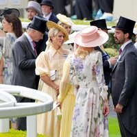 Zara Phillips, Lady Gabriella Windsor y Philippos de Grecia en Ascot 2024