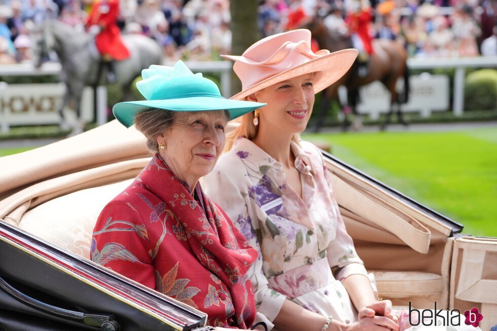 La Princesa Ana y Lady Gabriella Windsor en Ascot 2024