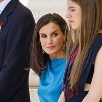 La Reina Letizia en la celebración del décimo aniversario del reinado de Felipe VI