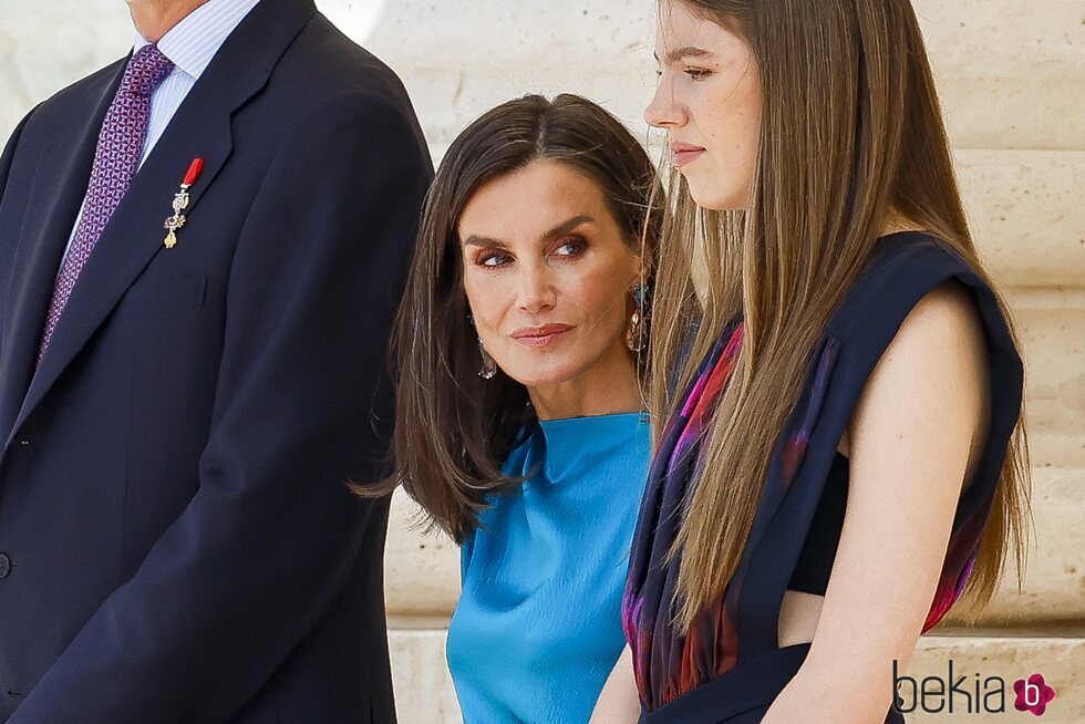 La Reina Letizia en la celebración del décimo aniversario del reinado de Felipe VI