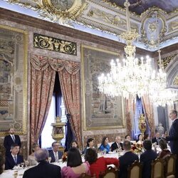 El Rey Felipe VI en el brindis del almuerzo por su décimo aniversario de reinado