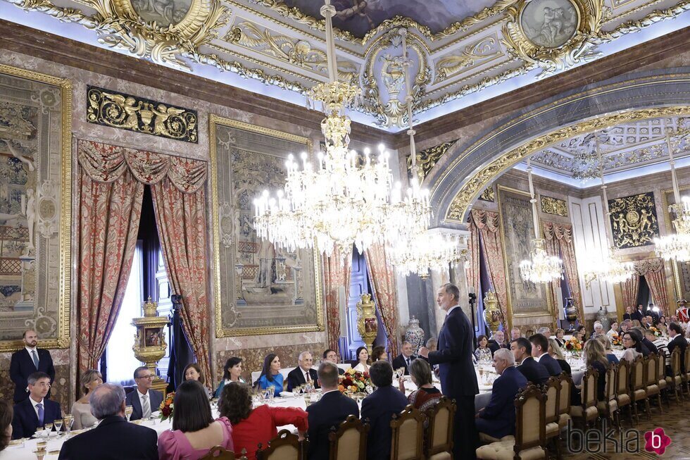 El Rey Felipe VI en el brindis del almuerzo por su décimo aniversario de reinado