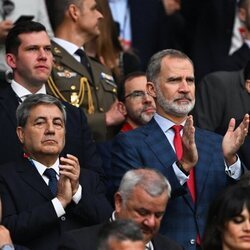 El Rey Felipe VI en el partido España-Italia de la Eurocopa 2024