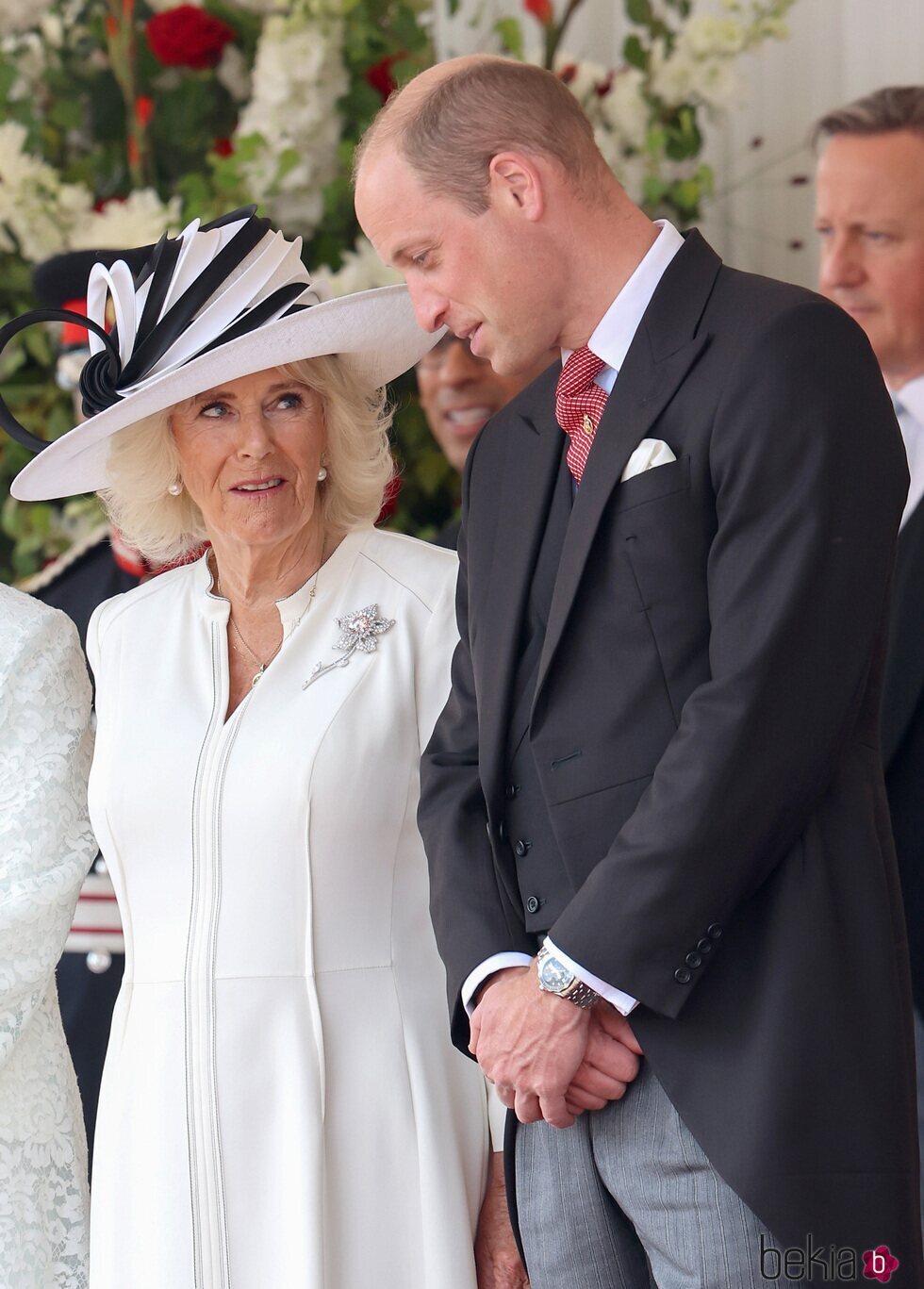 La Reina Camilla y el Príncipe Guillermo, muy cómplices en la bienvenida a los Emperadores de Japón por su Visita de Estado a Reino Unido