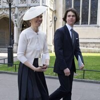 Lady Sarah Chatto y su hijo Sam Chatto