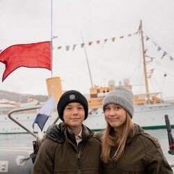 Vincent y Josephine de Dinamarca en su visita oficial a Groenlandia