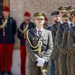 La Princesa Leonor con sus compañeros de la Academia de Zaragoza en su nombramiento como Dama Alférez Cadete