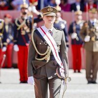 La Princesa Leonor en su nombramiento como Dama Alférez Cadete en la Academia de Zaragoza