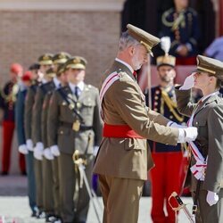 El Rey Felipe VI y la Princesa Leonor en el nombramiento a la Princesa Leonor como Dama Alférez Cadete