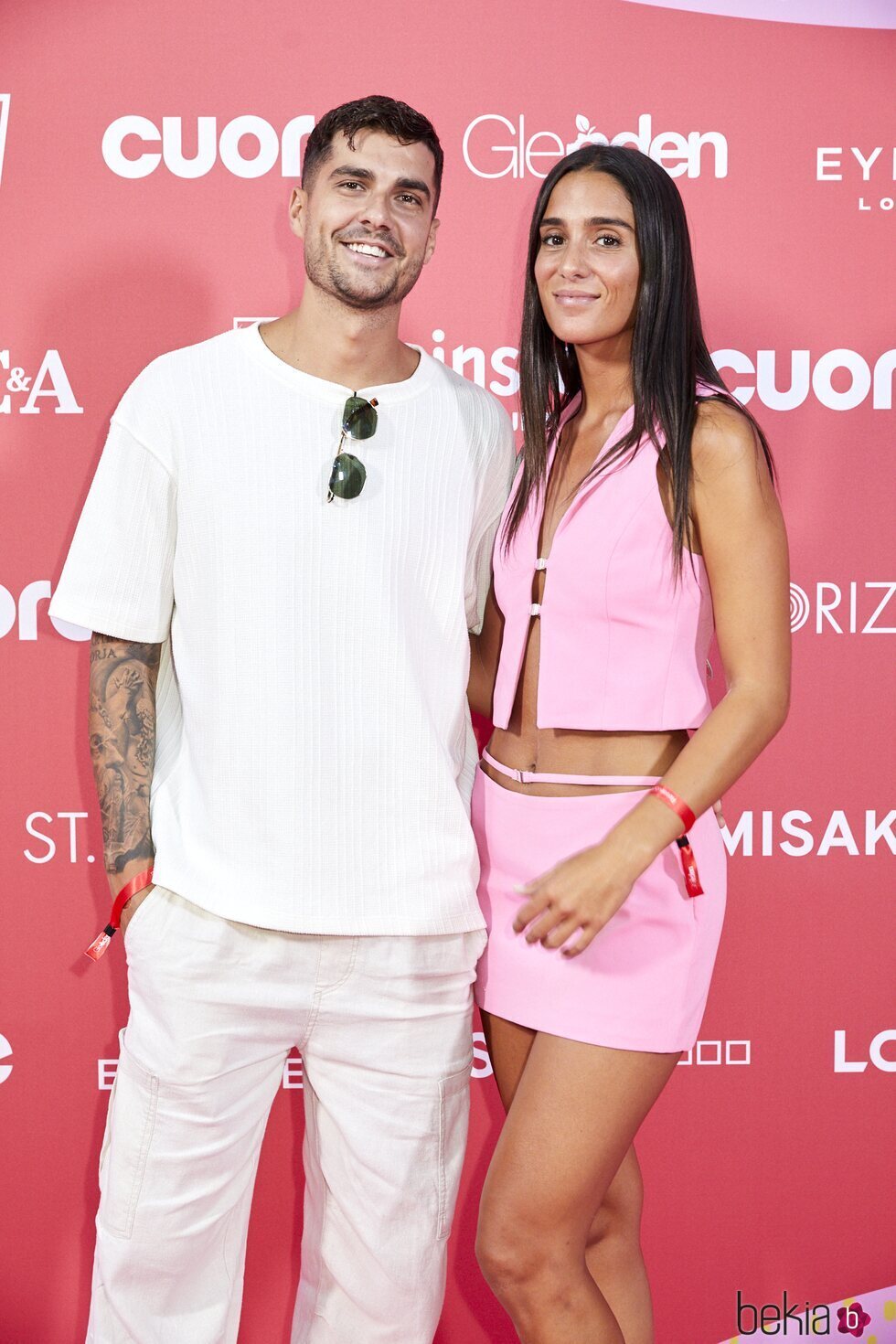 Mario González y Claudia Martínez en la Cuore Summer Party 2024