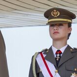 La Princesa Leonor en su primer acto como Dama Alférez Cadete entrega de Despachos en la Academia General Básica de Suboficiales de Talarn