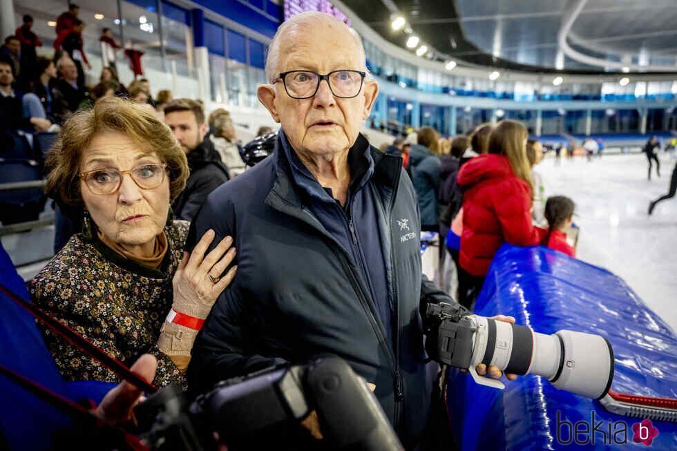 Margarita de Holanda y Pieter van Vollenhoven en un acto en Heerenveen