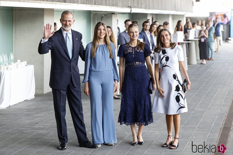 Los Reyes Felipe y Letizia, la Princesa Leonor y la Infanta Sofía en los Premios Princesa de Girona 2024