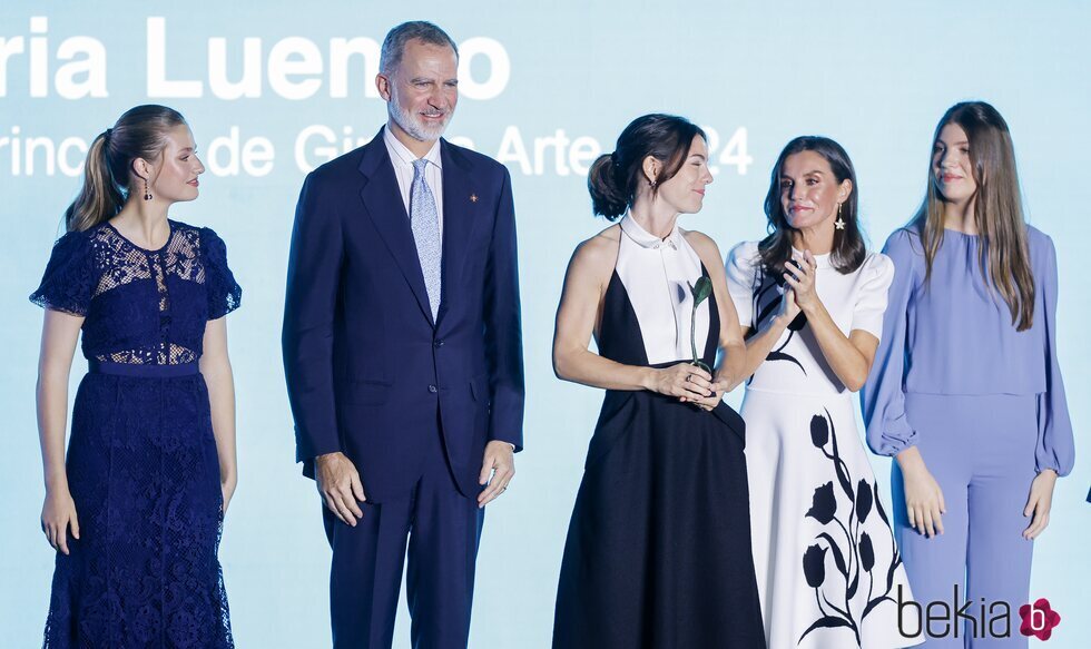 La Familia Real y Victoria Luengo en los Premios Princesa de Girona 2024