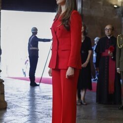 La Princesa Leonor en el Monasterio de los Jerónimos en su primer viaje oficial a Portugal