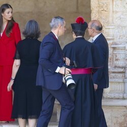 La Princesa Leonor en un momento de su visita al Monasterio de los Jerónimos en su primer viaje oficial a Portugal