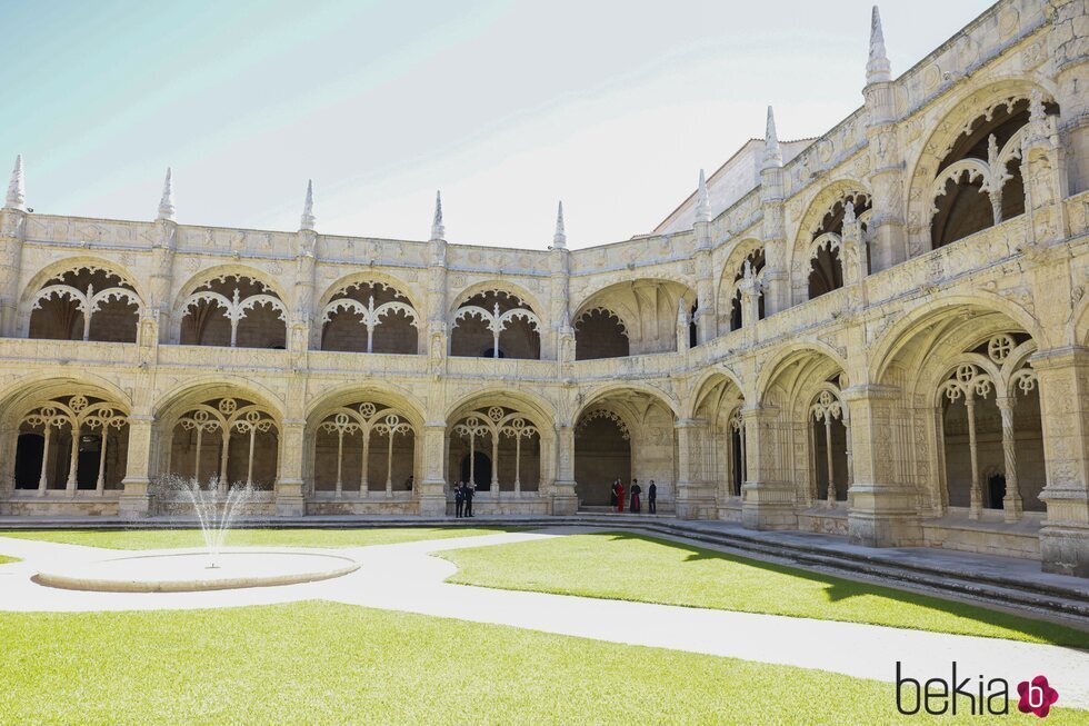 Vista del Monasterio de los Jerónimos durante la visita de la Princesa Leonor en su primer viaje oficial a Portugal