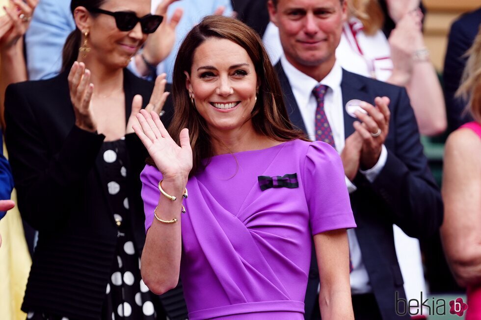 Kate Middleton a su llegada a la final de Wimbledon 2024