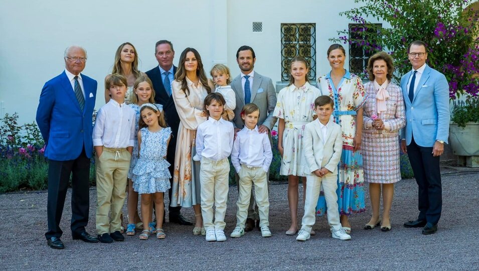 La Familia Real Sueca en el 47 cumpleaños de Victoria de Suecia