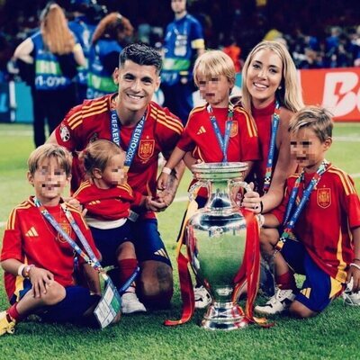 La historia de amor de Álvaro Morata y Alice Campello en imágenes