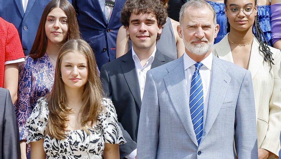 El Rey Felipe VI y la Princesa Leonor en la audiencia al Patronato de la Fundación Comité Español de los Colegios del Mundo Unido, Patrocinadores y Alumnos