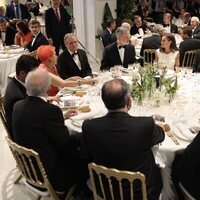 Los Reyes Felipe y Letizia cenando con los galardonados en los Premios Mariano de Cavia 2024