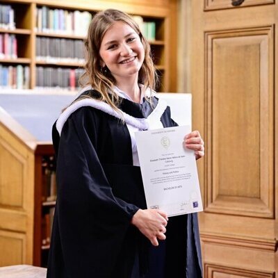 Graduación de Elisabeth de Bélgica