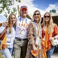 Guillermo Alejandro y Máxima de Holanda y sus hijas Amalia y Alexia en París 2024