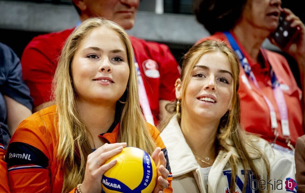 Amalia y Alexia de Holanda en los Juegos Olímpicos de París 2024