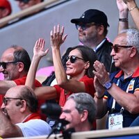 La Reina Letizia animando a Alcaraz en los Juegos Olímpicos de París 2024