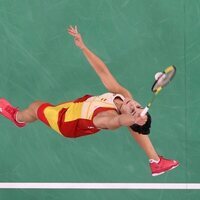 Carolina Marín en las semifinales de bádminton en los Juegos Olímpicos de París 2024