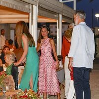 Teri Hatcher en el mismo restaurante en el que cenó la Familia Real en Mallorca