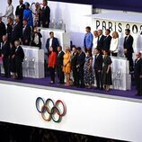 La Reina Sofía y otras autoridades en la ceremonia de clausura de los Juegos Olímpicos de París 2024