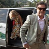 Pepe Rodríguez llegando a la boda de Jordi Cruz y Rebecca Lima