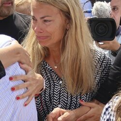 Carla Goyanes, destrozada en el funeral de su hermana Caritina Goyanes