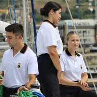 La Princesa Leonor comienza su formación en la Escuela Naval de Marín