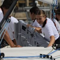 La Princesa Leonor, en instrucción marinera tras ingresar en la Escuela Naval de Marín