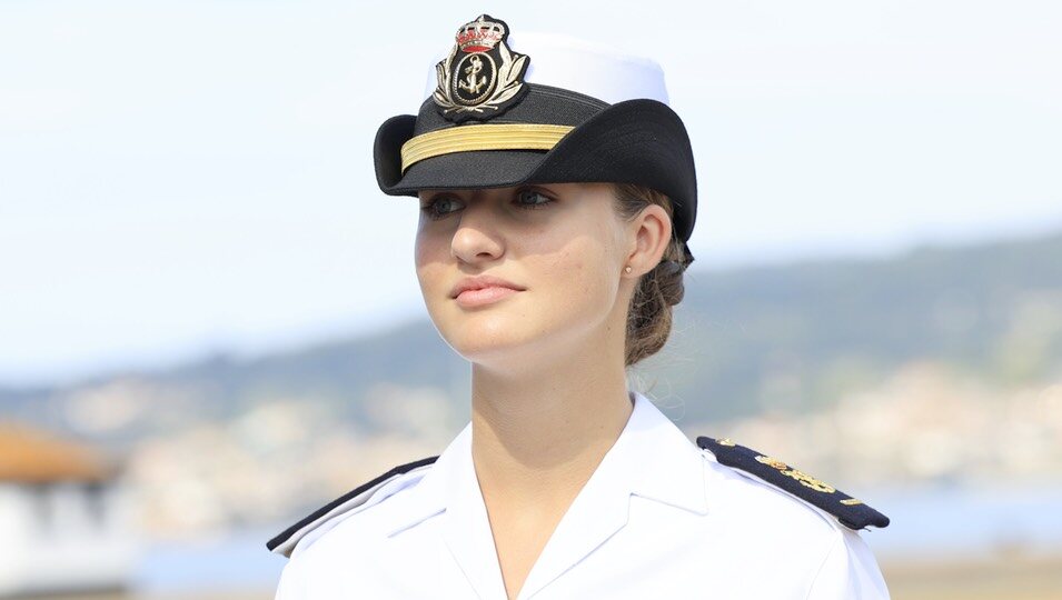 La Princesa Leonor comienza una instrucción marinera en la Escuela Naval de Marín