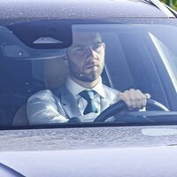 Juan Urdangarin conduciendo en la boda de Victoria López-Quesada y Enrique Moreno de la Cova