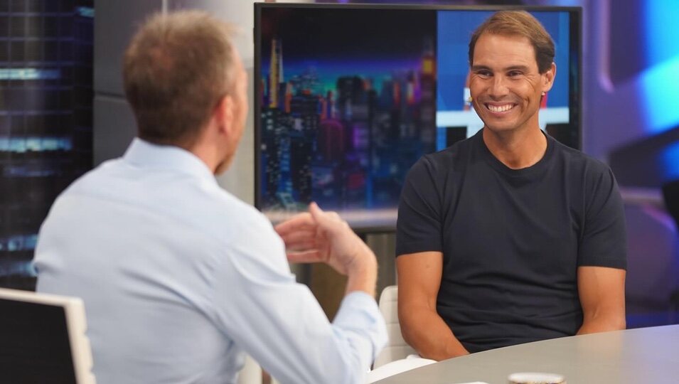 Rafa Nadal charla con Pablo Motos en 'El Hormiguero'