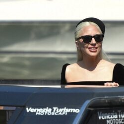 Lady Gaga a su llegada al Festival de Cine de Venecia 2024