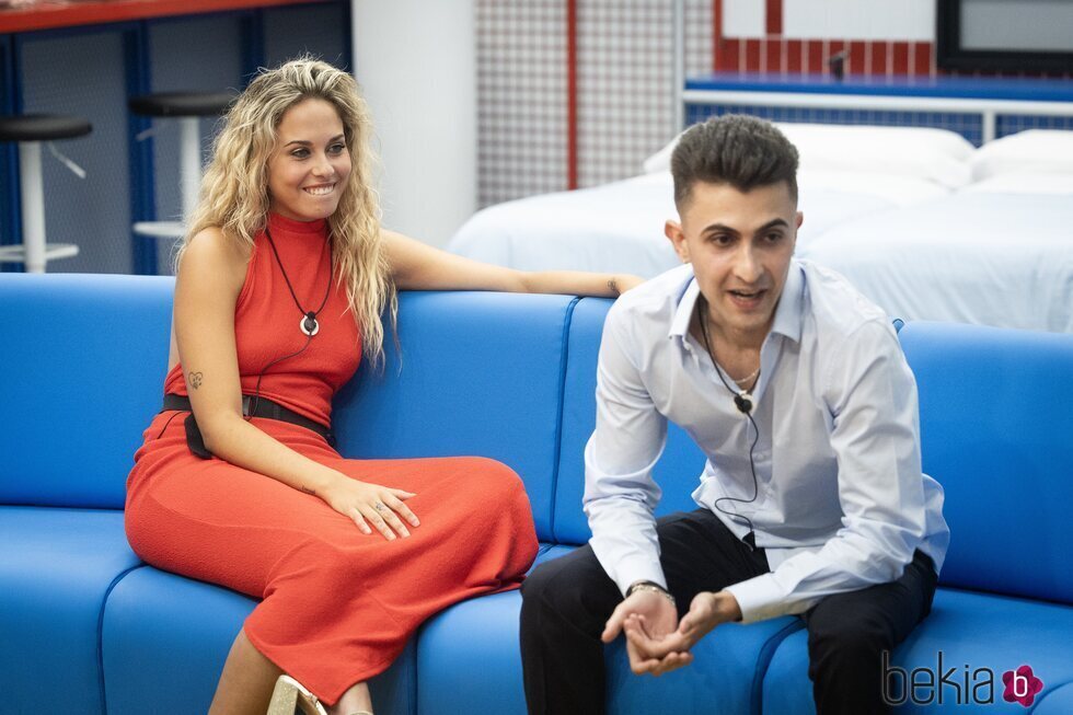 Violeta y Luis en la primera gala de 'Gran Hermano 2024'