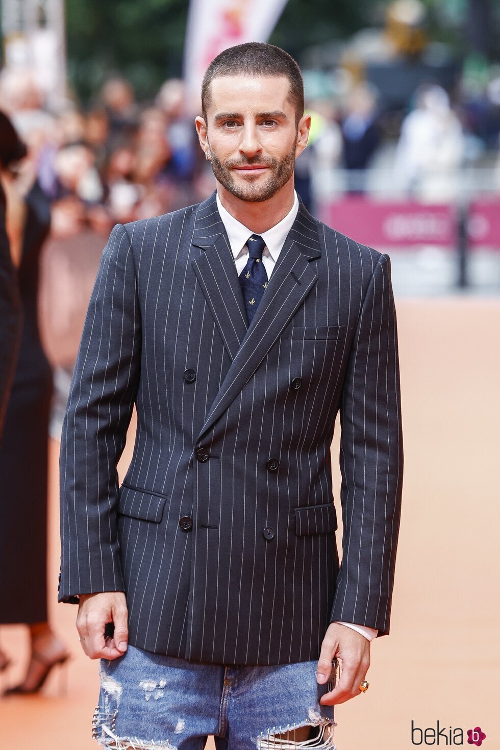 Pelayo Díaz en la presentación de 'MasterChef Celebrity 9' en el FesTVal de Vitoria