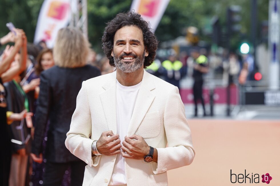 Raúl Gómez en la presentación de 'MasterChef Celebrity 9' en el FesTVal de Vitoria