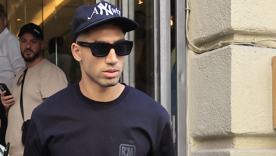 Achraf Hakimi se reencuentra con su exmujer Hiba Abouk en Madrid