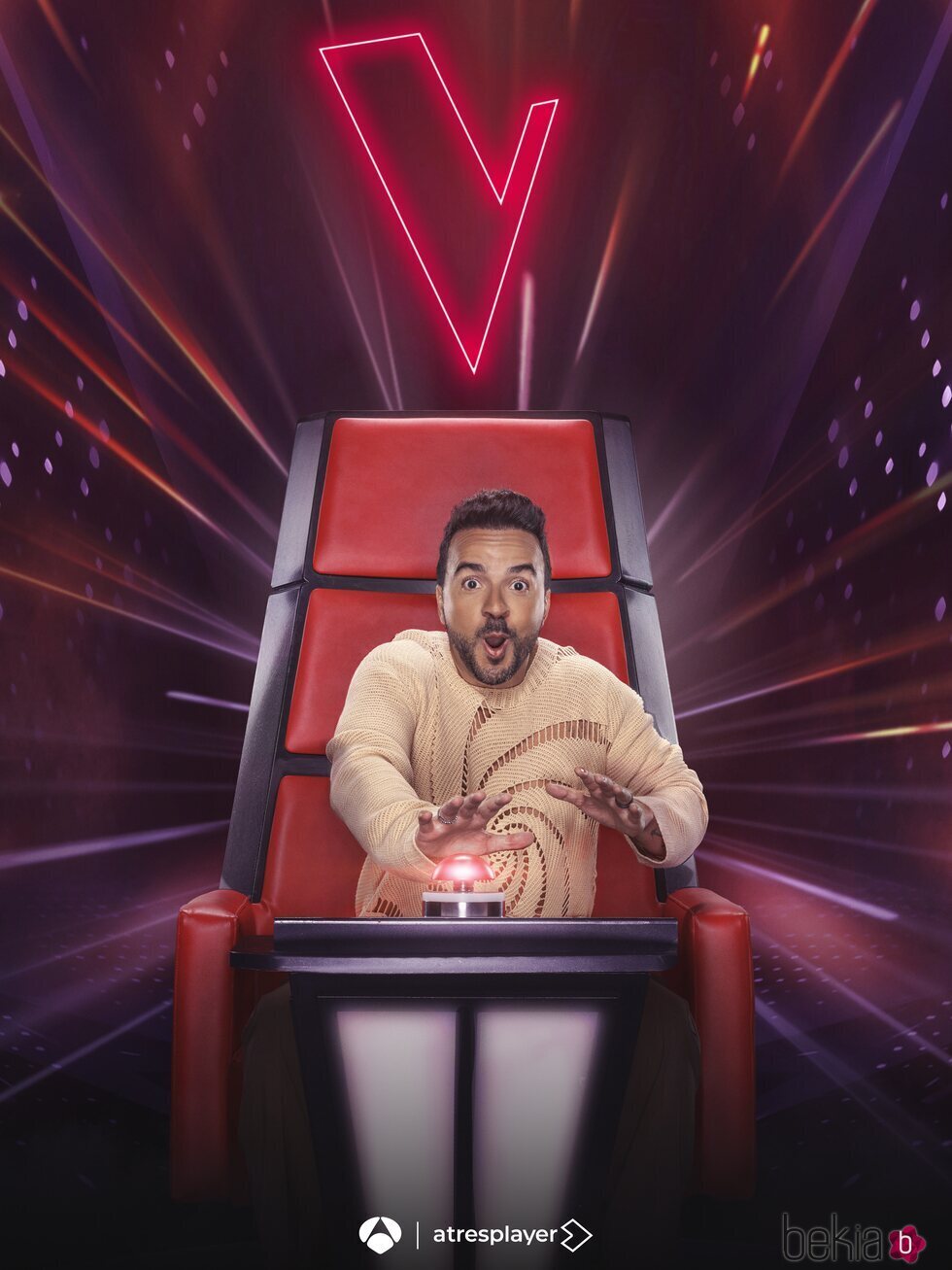 Foto promocional de Luis Fonsi en 'La Voz 2024'