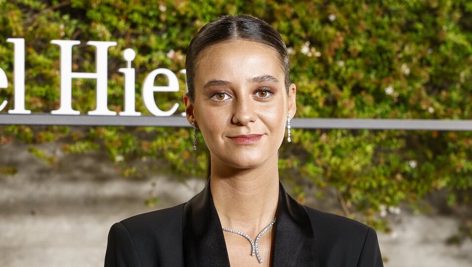 Victoria Federica en el desfile de Pedro del Hierro en la Mercedes Benz Fashion Week 2024